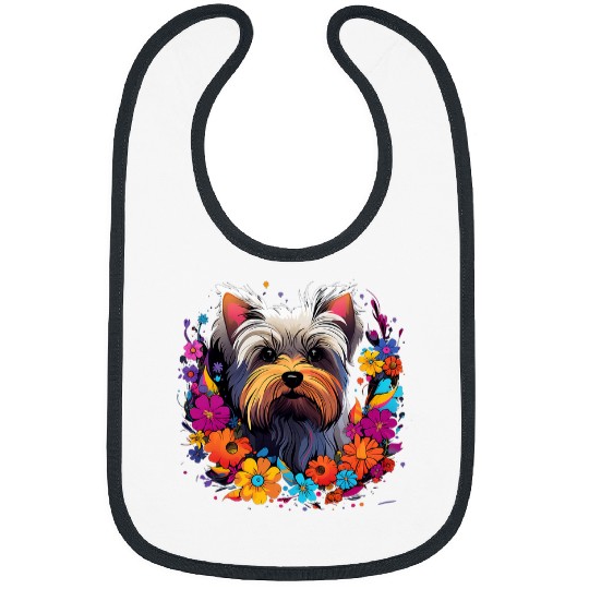 Yorkshire Pet Terrier Dog Yorkie Men Women Kids 1 Bibs