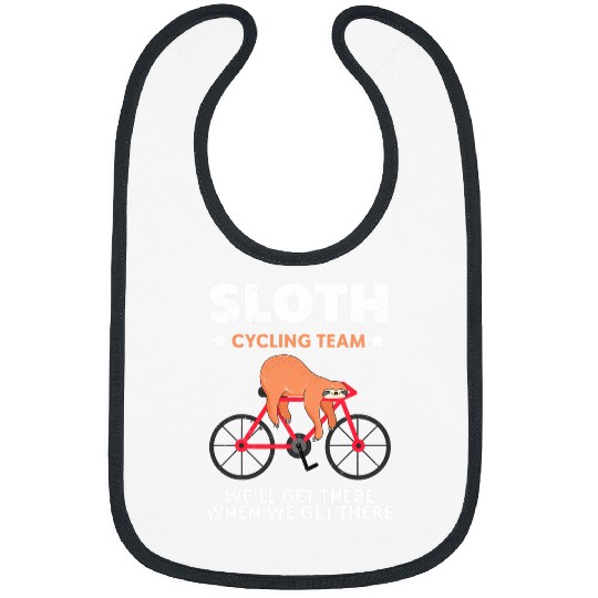 Sloth Pet Gift vintages Bike Riding  Cycling Team Sloth Lovers Funny Bibs