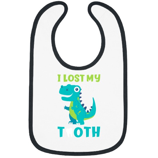 Dinosaur Pet Kids Kids I Lost My First Tooth Funny Tooth Fairy T Rex Bibs