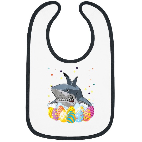 Shark Pet Easter Egg Hunting Easter Day Bibs