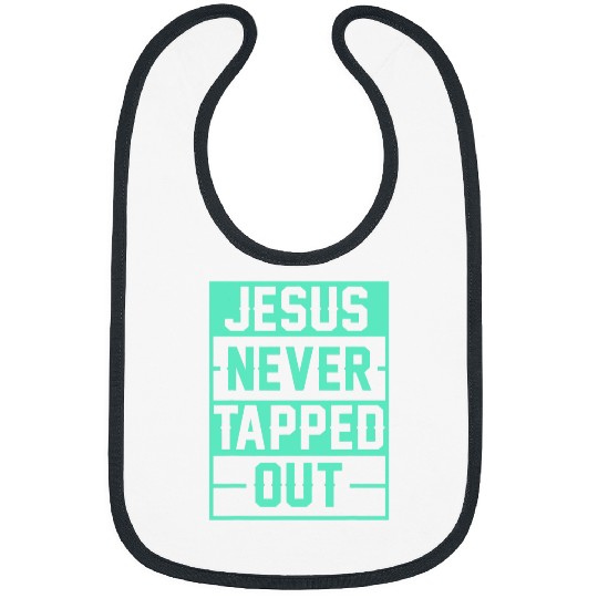 Sport Wrestling Jesus Never Tapped Out For Jesus And Wrestling Lovers Bibs