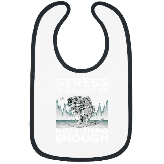 Fishing Fun Design For Men Women Bass Fly Fishing Lovers 1 Bibs