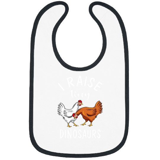 Chicken Pet Gifts Chicken Farmer chickens Little Dinosaurs Bibs