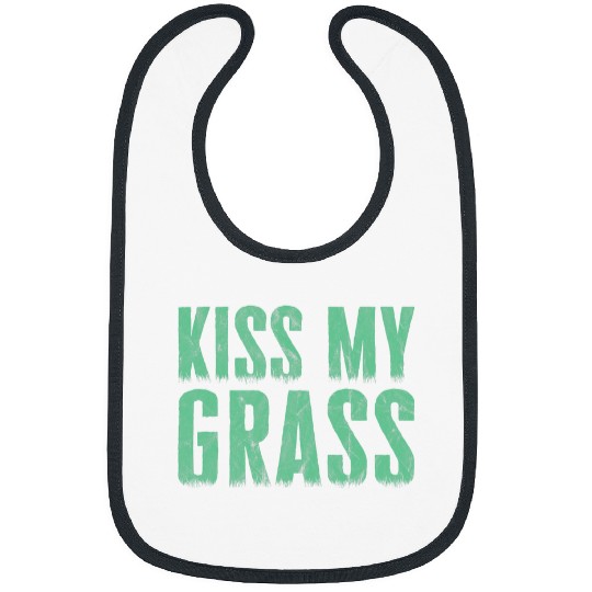 Lawn Mower Fun kisss My Grass Caretaker Bibs