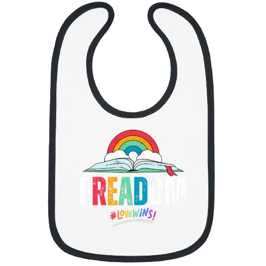 Book Fun fREADom I Read Banned Books LGBTQ Reader Pride Librarian Bibs