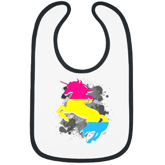 Unicorn Pet Pan Pride Month Unicorn Fantasy Animal LGBT Pansexual 1 Bibs