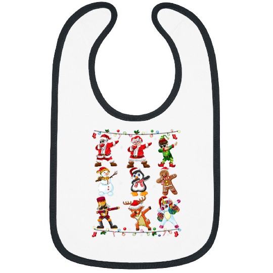 Penguin Pet Mrs Claus Team Santa Penguin Elf Christmas Kids Boys 95 Bibs