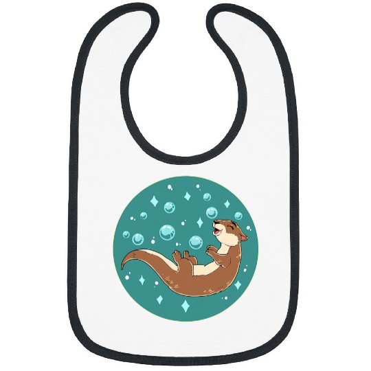 Otter Pet Otters Cute Sea Otter 9 Bibs
