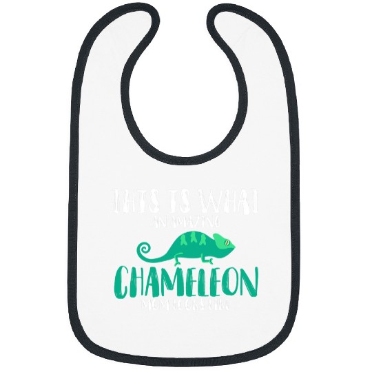 Chameleon Pet Mom Joke Mommy Lizard Pet Bibs
