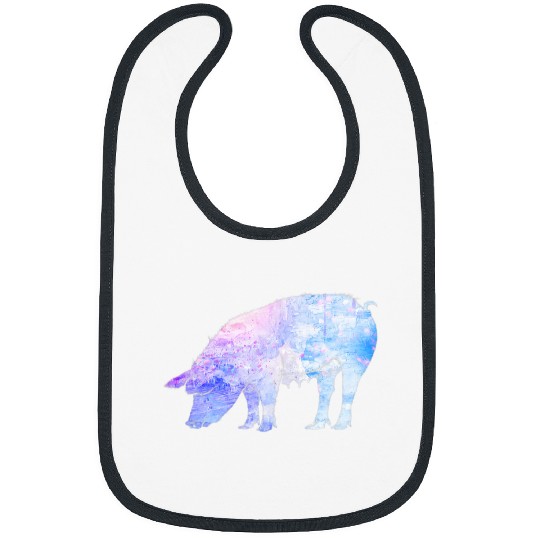 Pig Pet Watercolor Pig Farmer Farming Animal Lovers Agriculture 01 Bibs