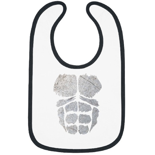 Gorilla Pet Distressed Gorilla Chest Abs Muscle Costume Bibs