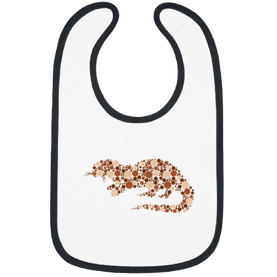 Otter Pet Otters Brown Colors Polka Dot Otter Happy International Dot Day Bibs