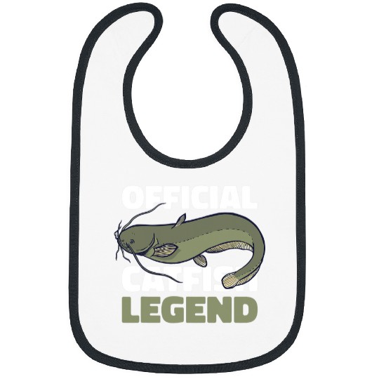 Fishing Fun Legend with a Catfish Bibs
