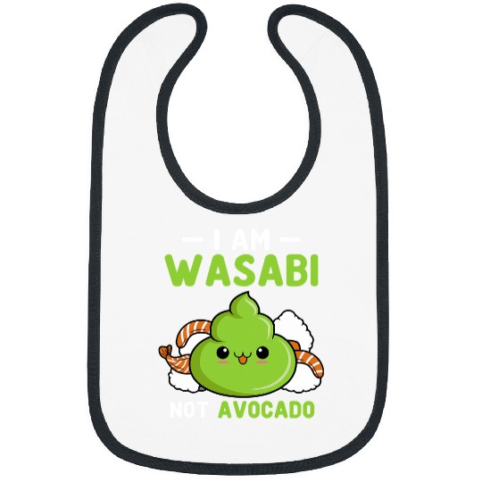 Horse Pet Wasabi Not Avocado Japanese Horseradish Paste Condiments Bibs