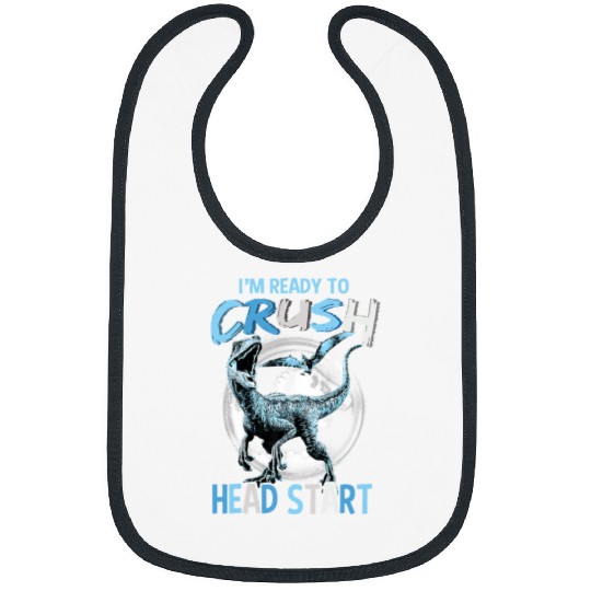 Dinosaur Pet Im Ready To Crush Head Start Back To School Bibs