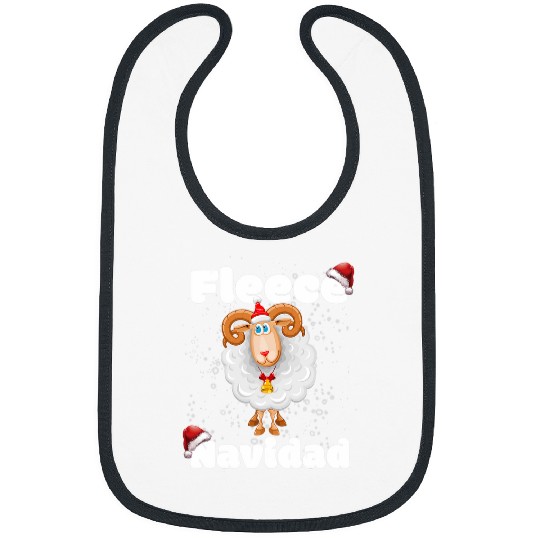 Sheep Pet Fleece Navidad Fleece Feliz Navidad Sheep Christmas Bibs