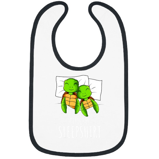 Turtle Pet Sleeping Turtle Lover Official Sleep Bibs