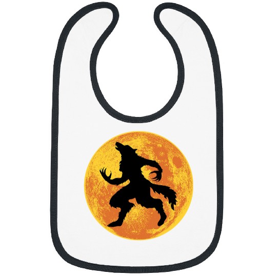 Coyote Mammal Werewolfs Halloween Full Moon Scary wolfs Horror Lazy Costume 1 7 Bibs