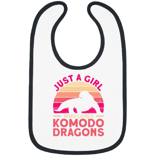 Komodo Pet Just A Girl Who Loves Komodo Dragons Komodo Dragon Lizard Bibs