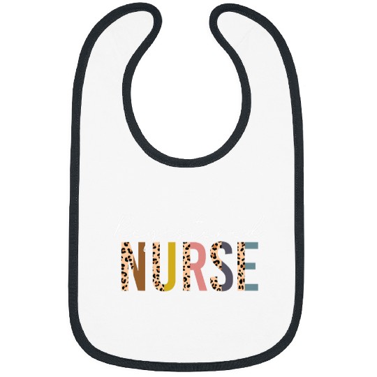 nurses Job Womens Leopard Registered nurses RN nurses Day nurses Week Bibs