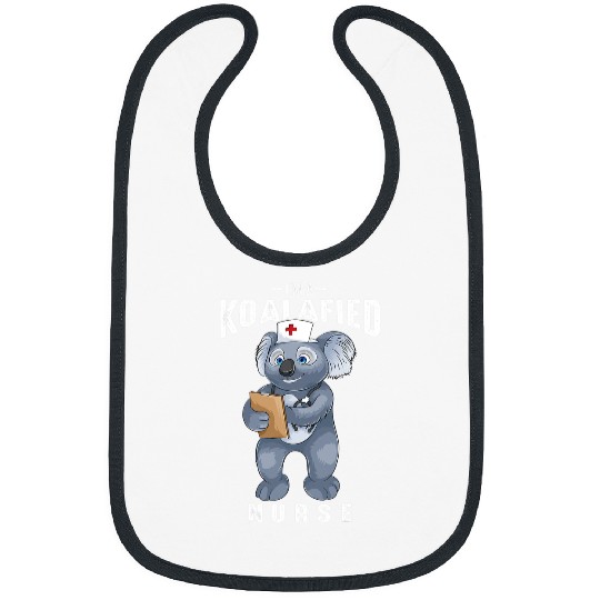 Koala Pet Im A Koalafied nurses Cool RN Koala Nursing Bear Funny Bibs
