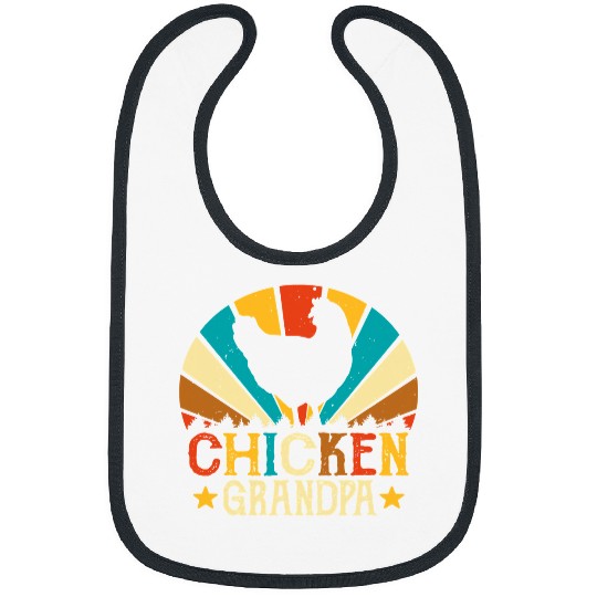 Chicken Pet Grandpa Funny Poultry Farm Chicken Bibs