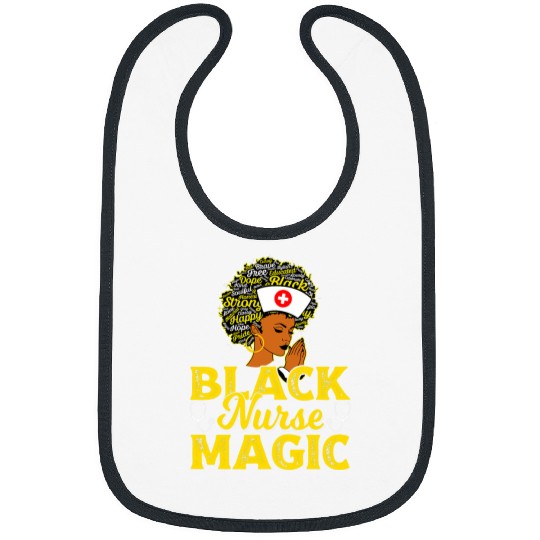 nurses Job Womens Funny Juneteenth Black History nurses Juneteenth Afro African Bibs