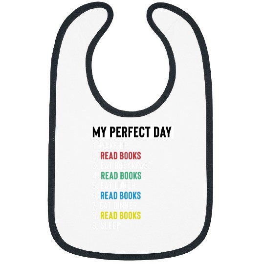 Book Fun nn my perfect day reading book lover librarian Bibs