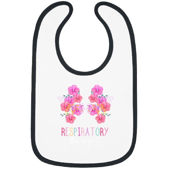 Respiratory Therapy Respiratory Therapist Flower Lung Doctor Bibs