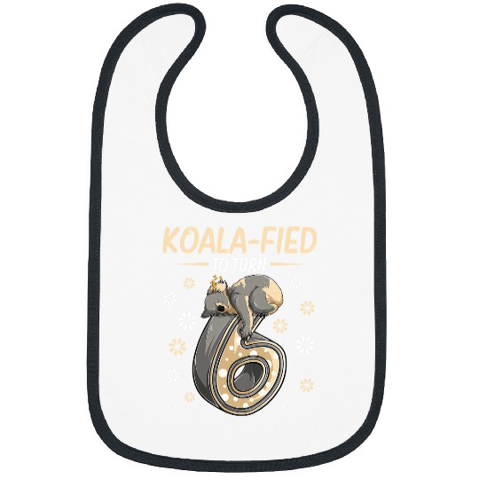 Koala Pet Kids 6 Year Old Koala 6th Birthday Party Animal Koala Lover Bibs