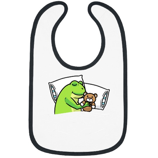 Frog Pet Official Sleeping Toad Pajama Herpetologist Bibs