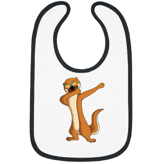 Otter Pet Otters Dabbings Sea Otter Animal Lover Bibs