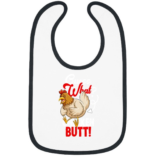 Chicken Pet Guess What Chicken Butt 281 Bibs