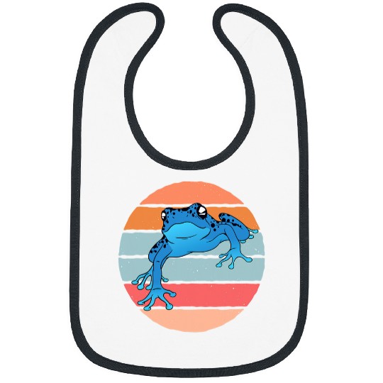 Frog Pet Nice Blue Poison Dart Frog Bibs