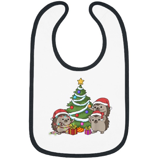 Hedgehog Pet Christmas Hedgehogs for Kids Christmas Tree Fairy Lights Bibs