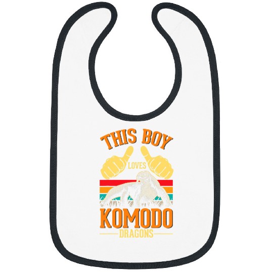 Komodo Pet This boy loves Komodo Dragons 2 Bibs