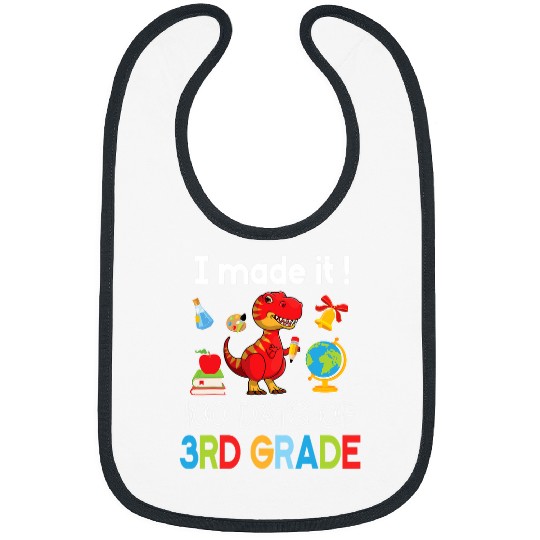 Dinosaur Pet Student Teacher I Made It 100 Days Of 3rd Grade Bibs