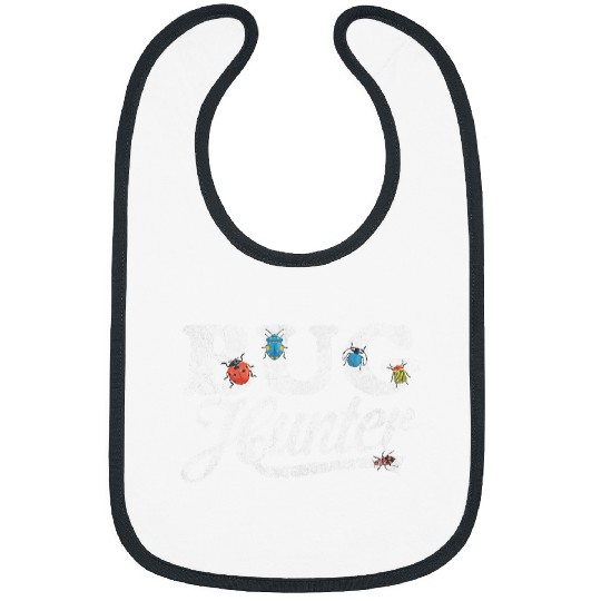 Bug Hunter Entomology Insect Ladybug Entomologist Distressed Bibs