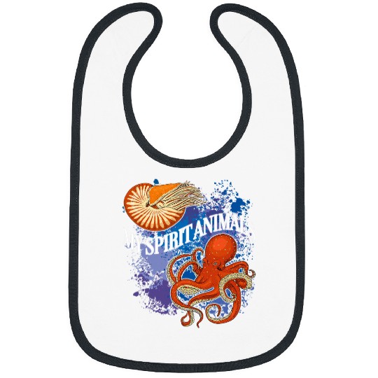 Octopus Pet Cephalopod octopus cuttlefish giant squid oceanography18 Bibs