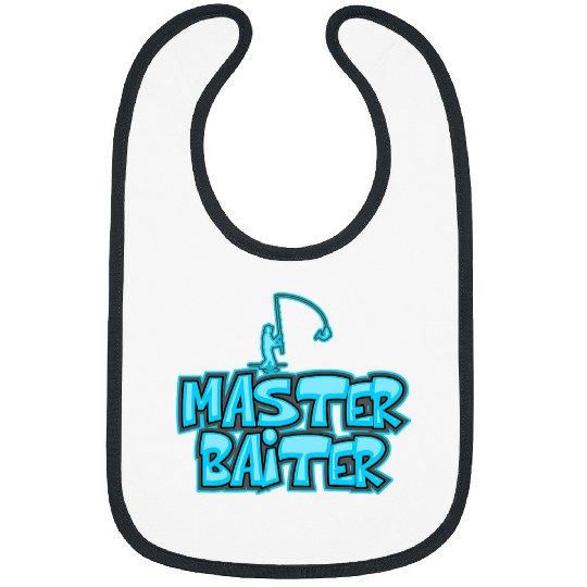 Fishing Fun Master Baiter vintages Bass Fishing Funny Angler 1 Bibs