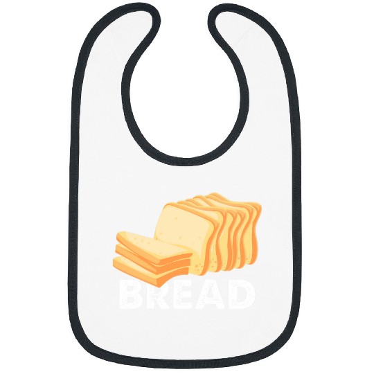 Slice of Bread Design Carb Gluten Pastry Chef Baker Bibs