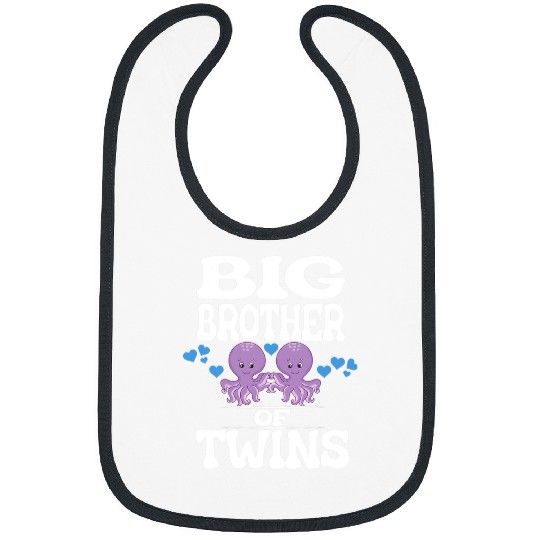 Octopus Pet Big Brother Of Twins Octopus Announcement Bibs