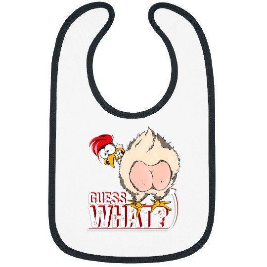 Chicken Pet Guess What Chicken Butt Chicken Lover Farm Funny Guess Bibs