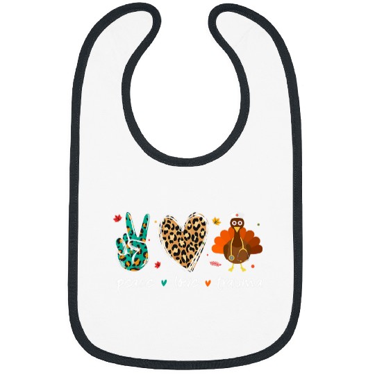 nurses Job Peace love Trauma nurses Life nursess Week Thanksgiving Fall Bibs