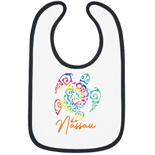 Turtle Pet Nassau Bahamas Tie Dye Sea Turtle Vacation Bibs