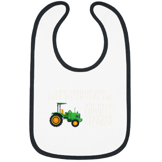 Tractor Fun for Children and Adults Funny Saying Bibs