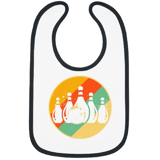 1970s Style Retro Bowling vintages Bowler League Team Coachs 24 Bibs