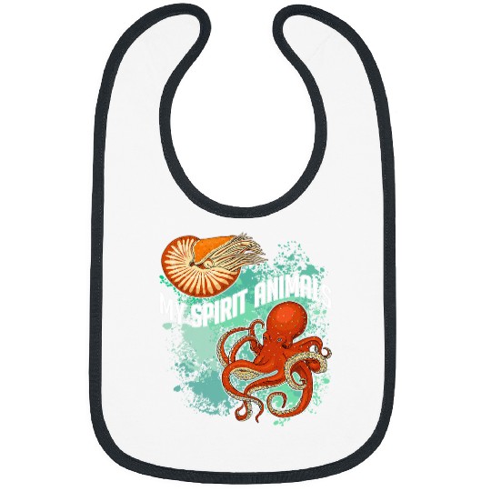 Octopus Pet Cephalopod octopus cuttlefish giant squid oceanography4 Bibs
