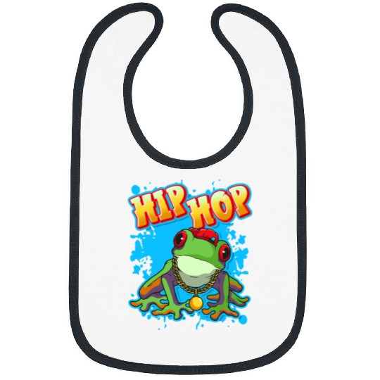 Frog Pet Hip Hop Tree Frogs Froggy Rap Music Herpetology Bibs