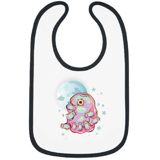 Tardigrade In Space Funny Tardigrade Lover Microbiologist Bibs